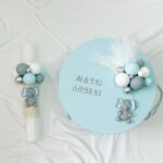 Set Trusou Botez Personalizat Elefant - imagine 2