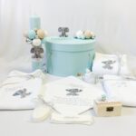 Set Trusou Botez Personalizat Elefant FIGURINA