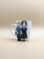 Cana Personalizata 2 figurine si un copil