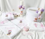 Set Trusou Botez Personalizat ratusaca Daisy fagure