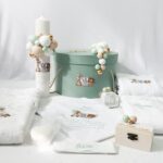 Trusou de botez personalizat cu safari brodat