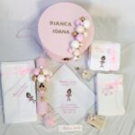 Set Trusou Botez Personalizat Balerina Fagure - imagine 2