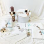 Set Trusou Botez Personalizat Ursulet brown fagure - imagine 5