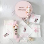Set Trusou Botez Personalizat Minnie Mouse fagure - imagine 2