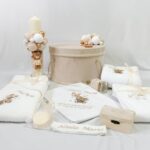 Set Trusou Catifea Ursulet Bej b