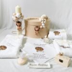 Set Trusou Botez Personalizat Leon bej fagure