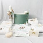 Trusou de botez personalizat cu Micul Print brodat