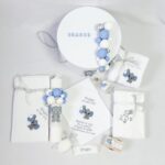 Set Trusou Botez Personalizat Elefant alb - imagine 4