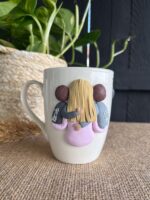Cana personalizata o figurina si 2 copii - imagine 4
