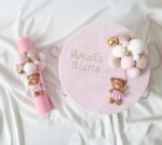 Set Cutie Trusou si Lumanare Catifea Ursulet,lut polimeric