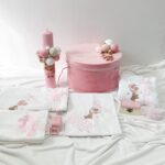 Set Trusou Catifea Ursulet Roz - imagine 3