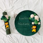 Set Cutie Trusou si Lumanare Catifea Ursulet,lut polimeric - imagine 3